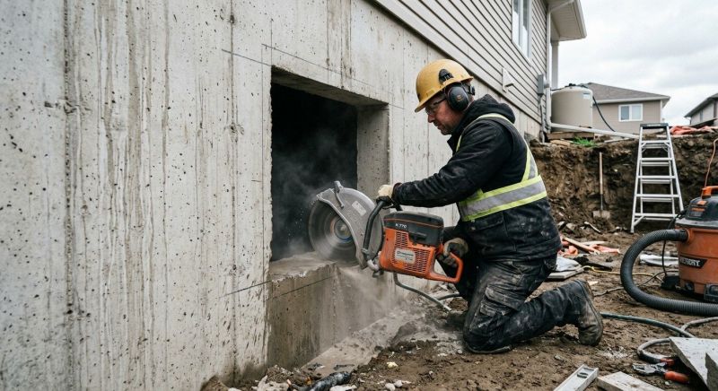 Basement Wall Cutting in Corpus Christi, TX