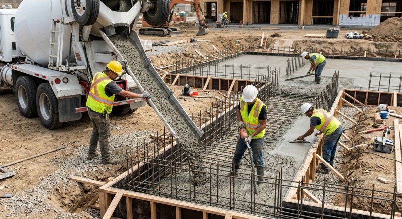 Poured Foundation Installation in Fort Worth, TX