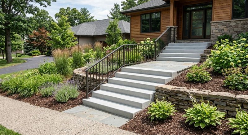 Poured Steps Installation in Salt Lake City, UT