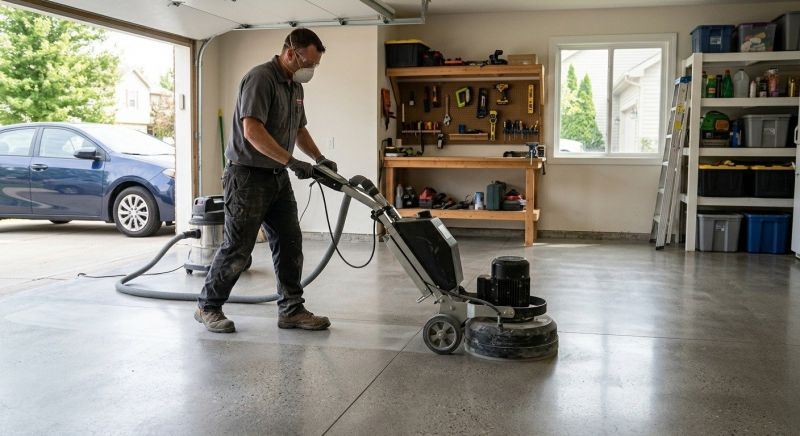 Garage Floor Smoothing in Louisville, KY