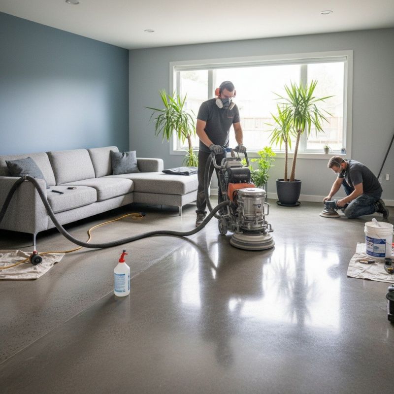 Patio Concrete Polishing in Louisville, KY