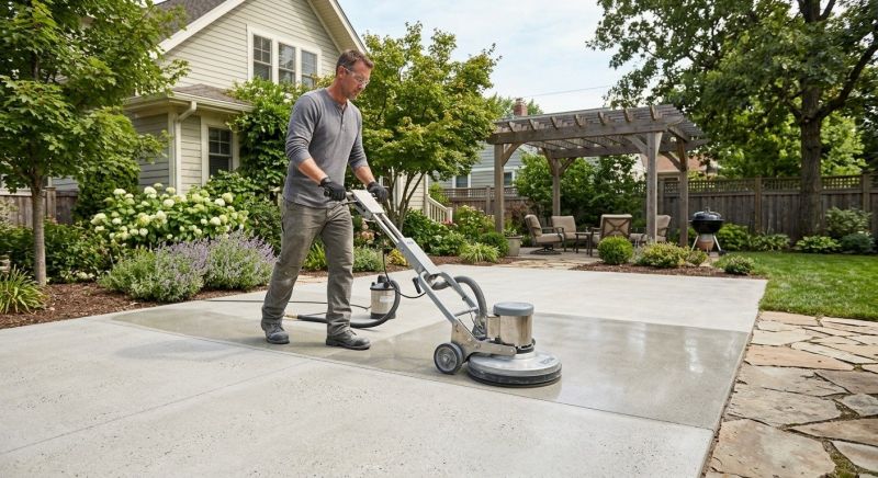 Patio Concrete Polishing in Corpus Christi, TX
