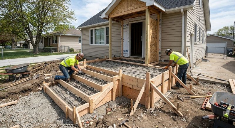 Porch Concrete Pouring in Fort Collins, CO