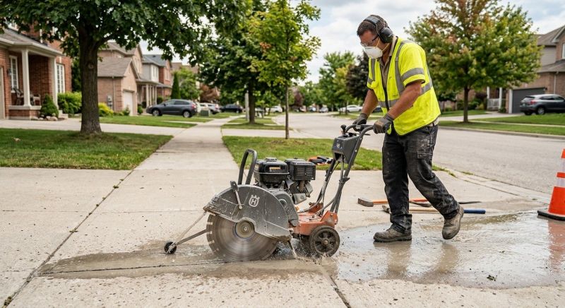 Sidewalk Cutting in Corpus Christi, TX