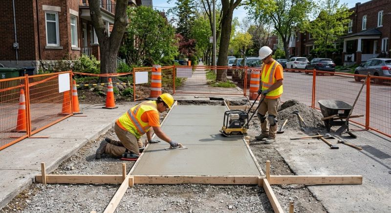 Sidewalk Enlargement in Denver, CO