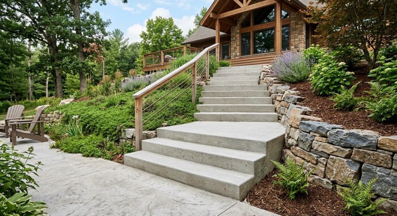 Steps Pouring in Salt Lake City, UT