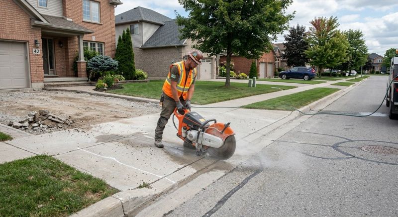 Walkway Cutting in Corpus Christi, TX